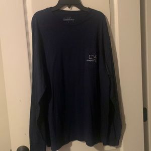 Vineyard Vines navy long sleeve shirt